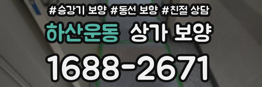하산운동 상가 보양