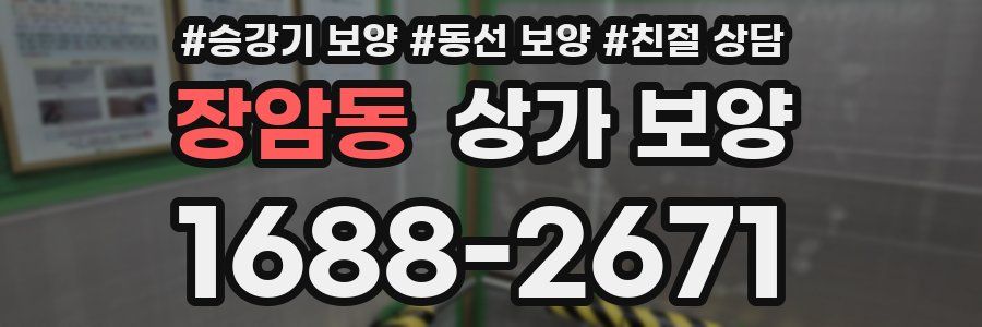 장암동 상가 보양