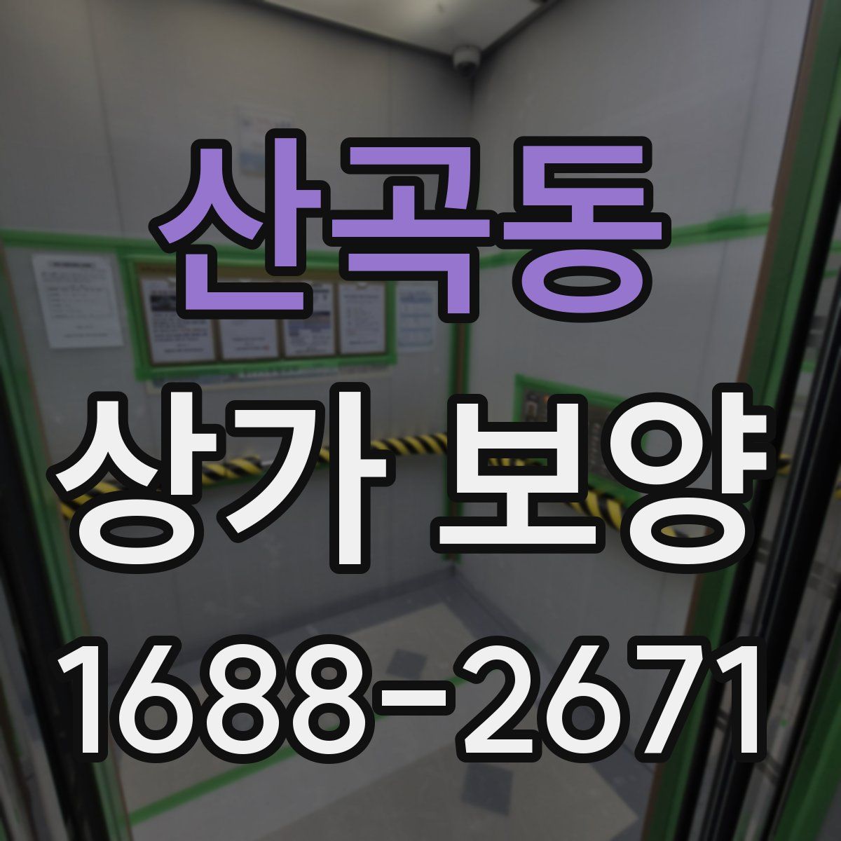 산곡동 상가 보양
