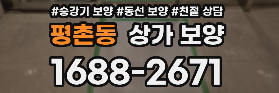 평촌동 상가 보양