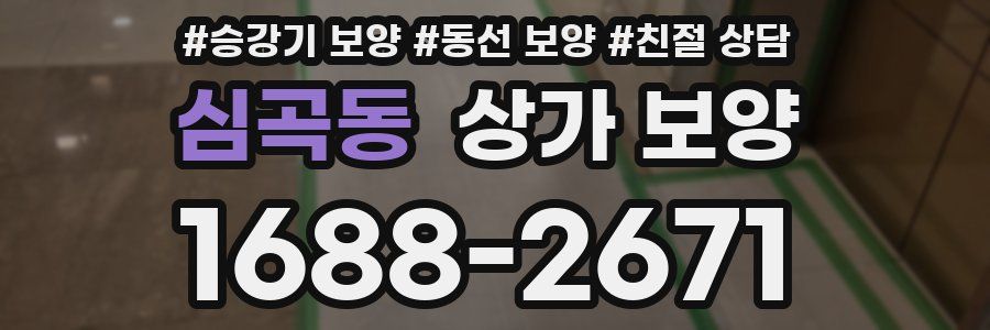 심곡동 상가 보양
