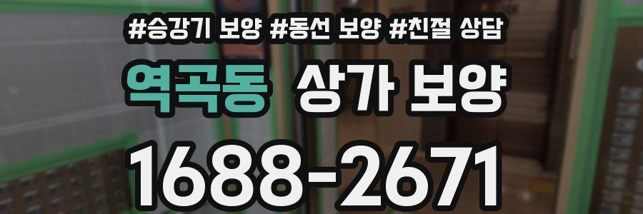 역곡동 상가 보양