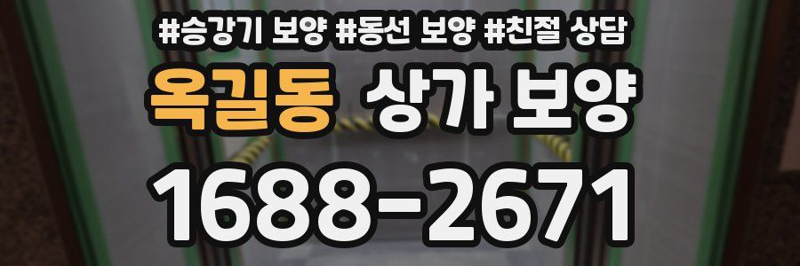 옥길동 상가 보양