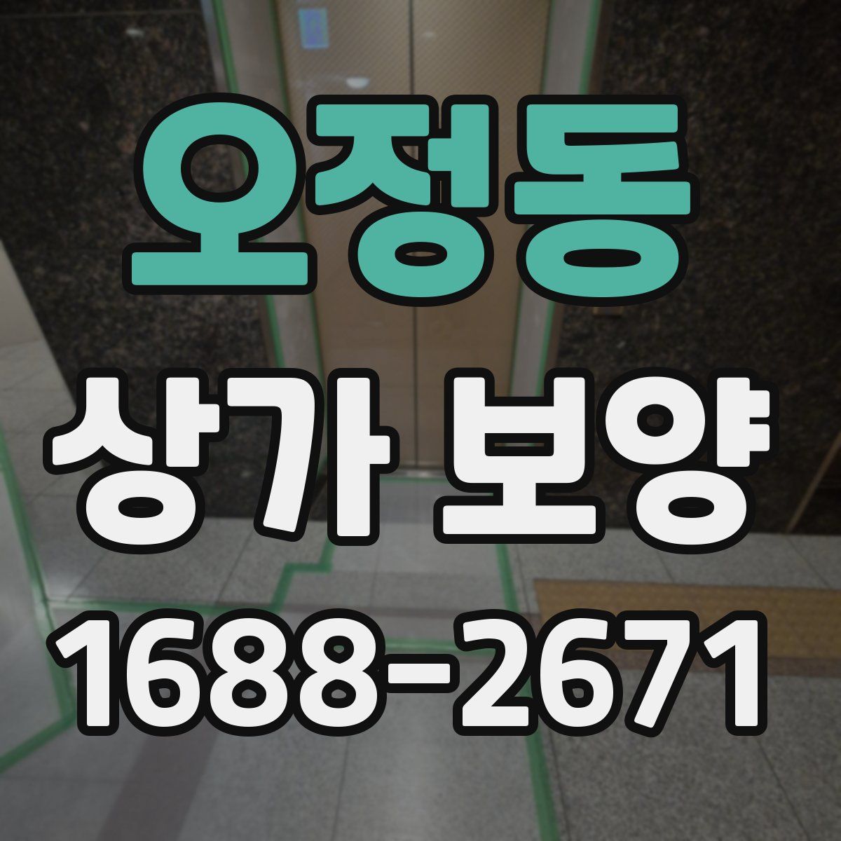 오정동 상가 보양