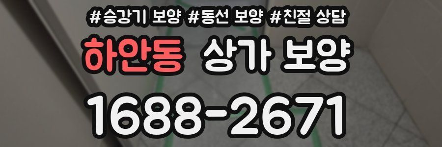 하안동 상가 보양