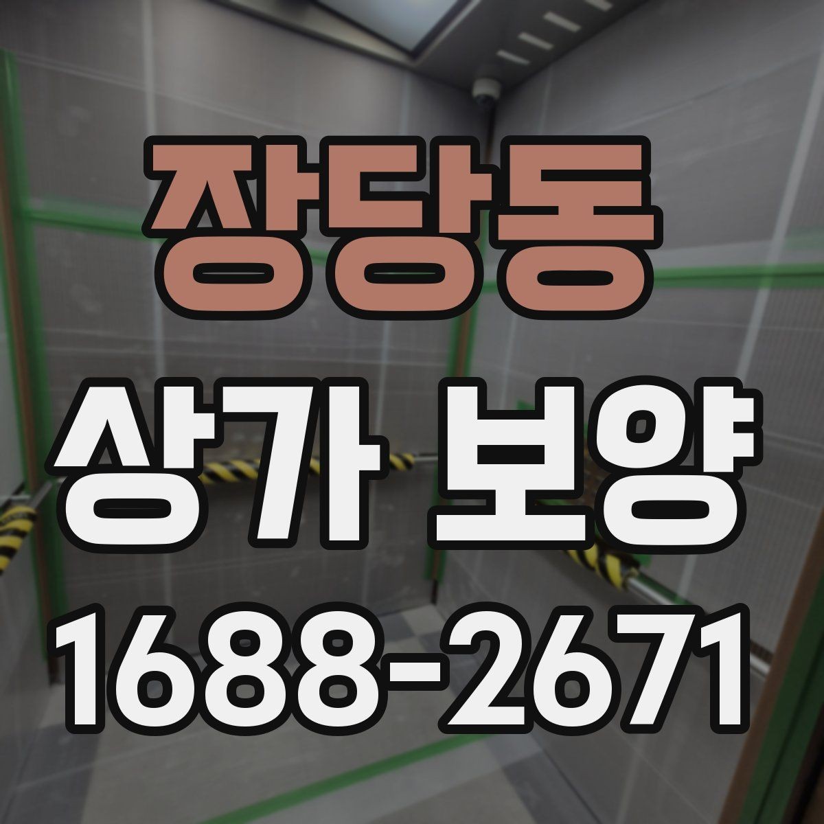 장당동 상가 보양 범위 설정을 위한 기본 기준