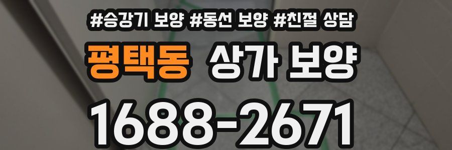 평택동 상가 보양