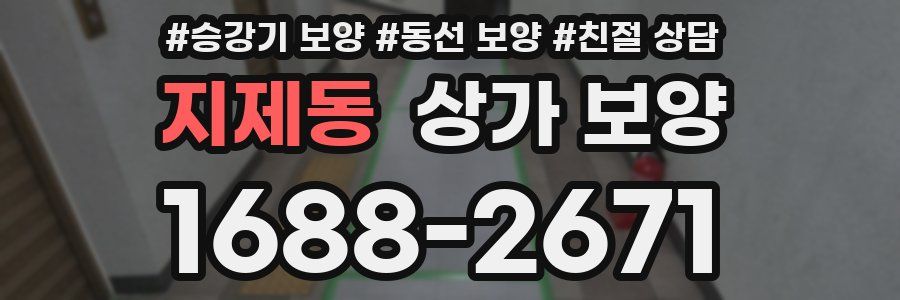 지제동 상가 보양