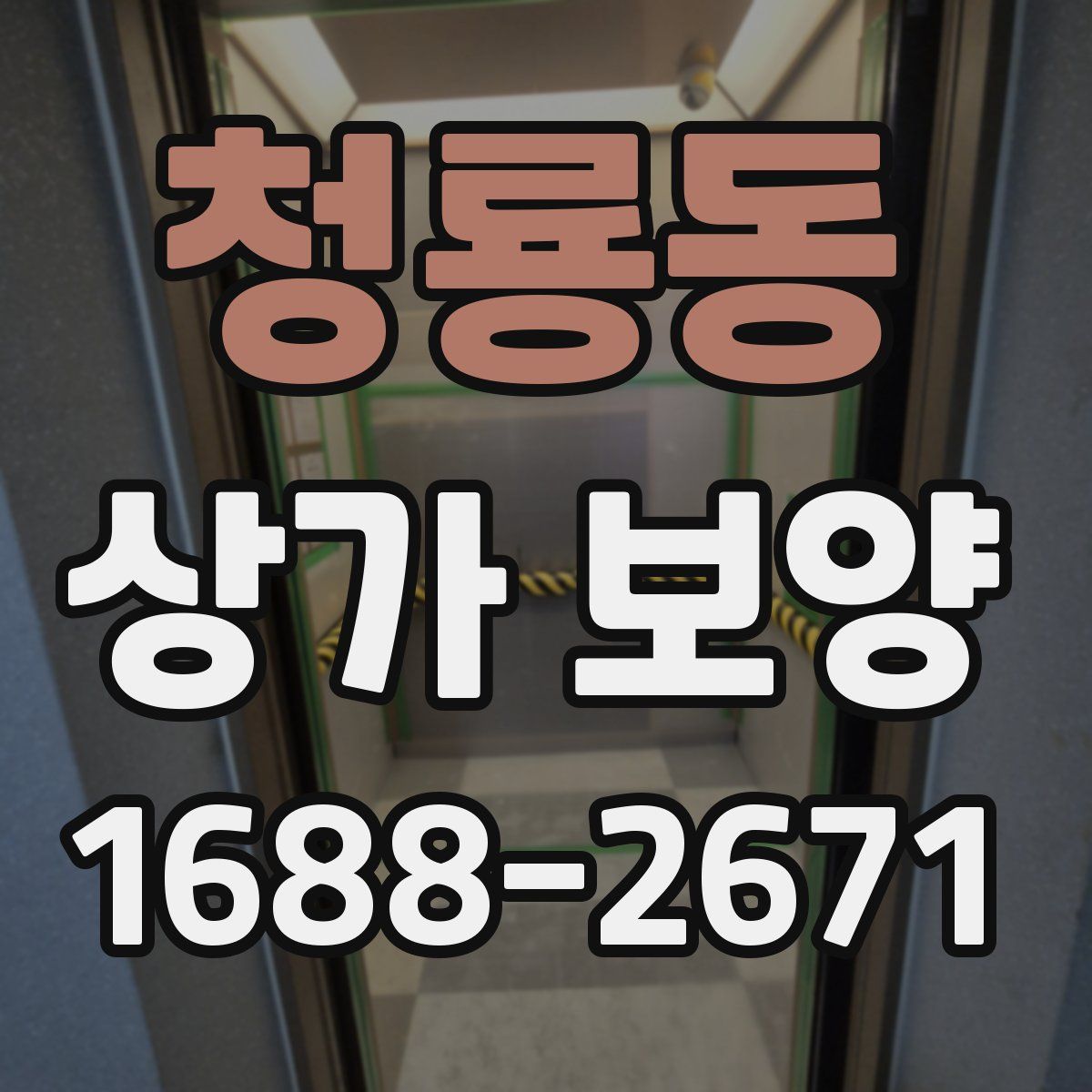 청룡동 상가 보양