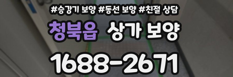 청북읍 상가 보양