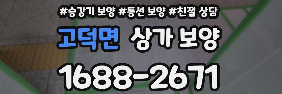 고덕면 상가 보양