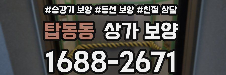 탑동동 상가 보양