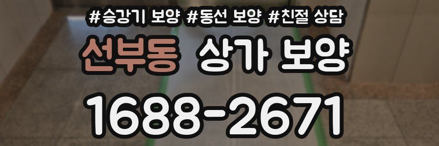 선부동 상가 보양