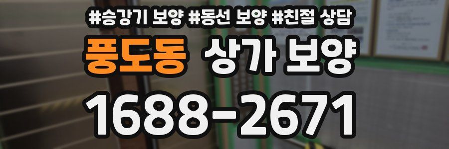 풍도동 상가 보양