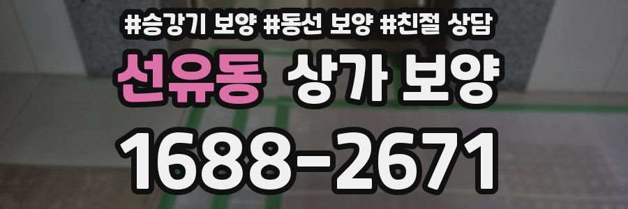 선유동 상가 보양