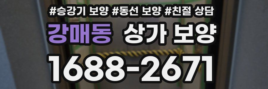 강매동 상가 보양