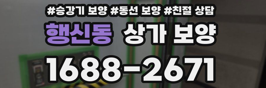 행신동 상가 보양