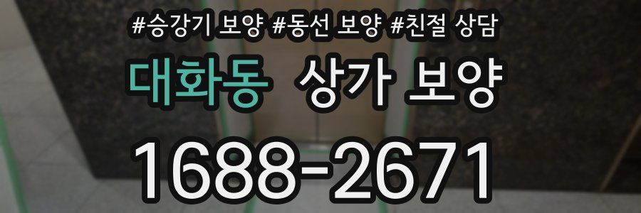 대화동 상가 보양