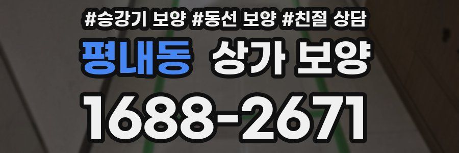 평내동 상가 보양