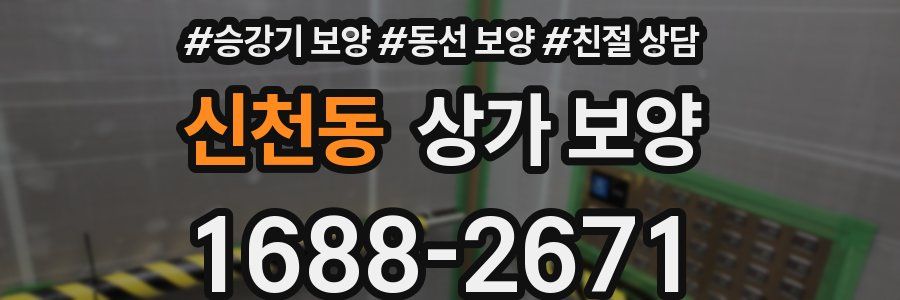 신천동 상가 보양