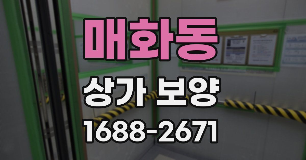 매화동 상가 보양