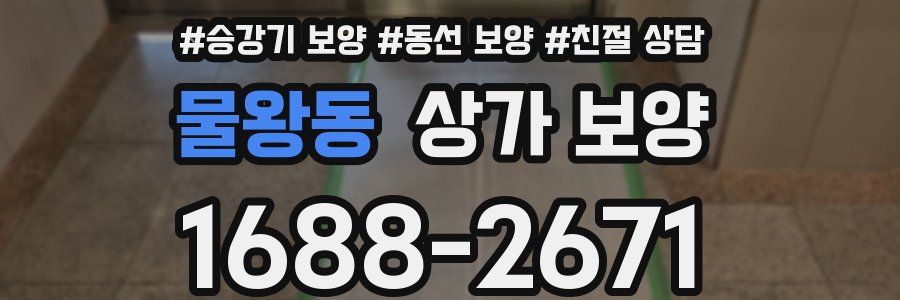 물왕동 상가 보양