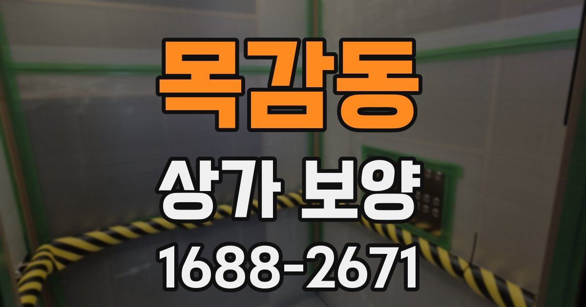 목감동 상가 보양