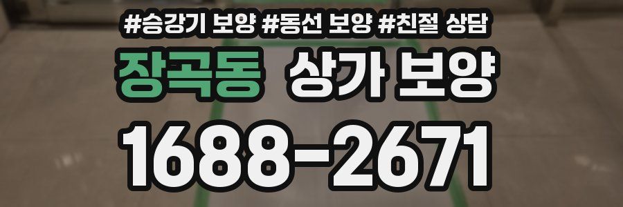 장곡동 상가 보양
