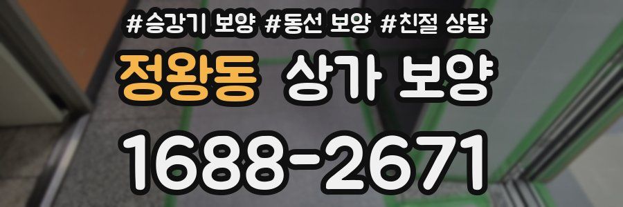 정왕동 상가 보양