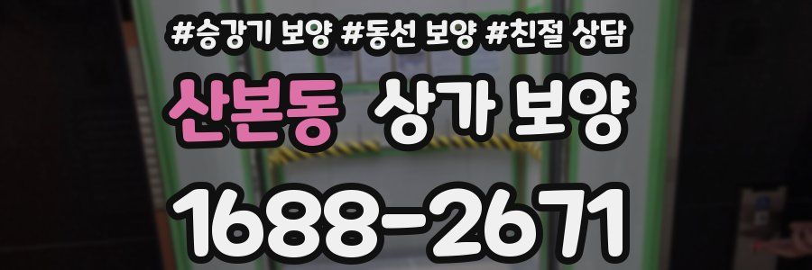 산본동 상가 보양