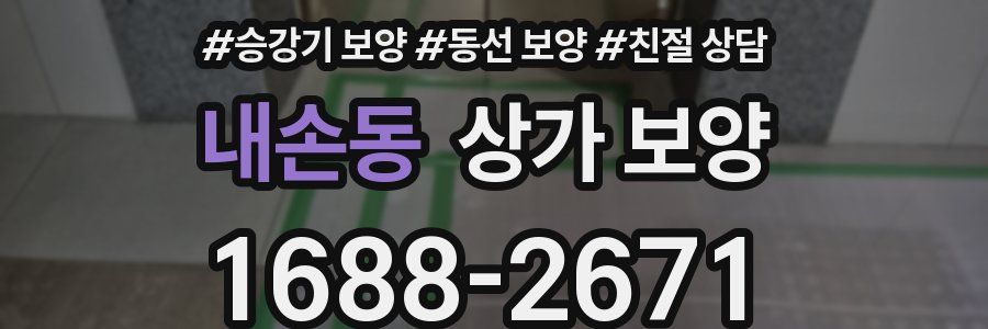 내손동 상가 보양