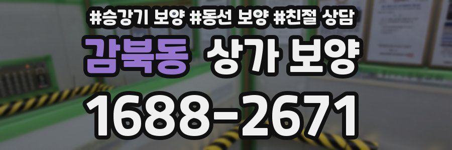 감북동 상가 보양