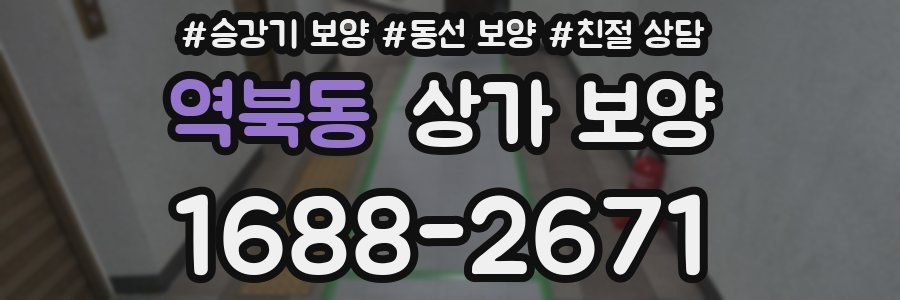 역북동 상가 보양