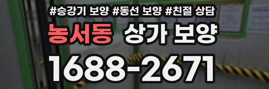 농서동 상가 보양