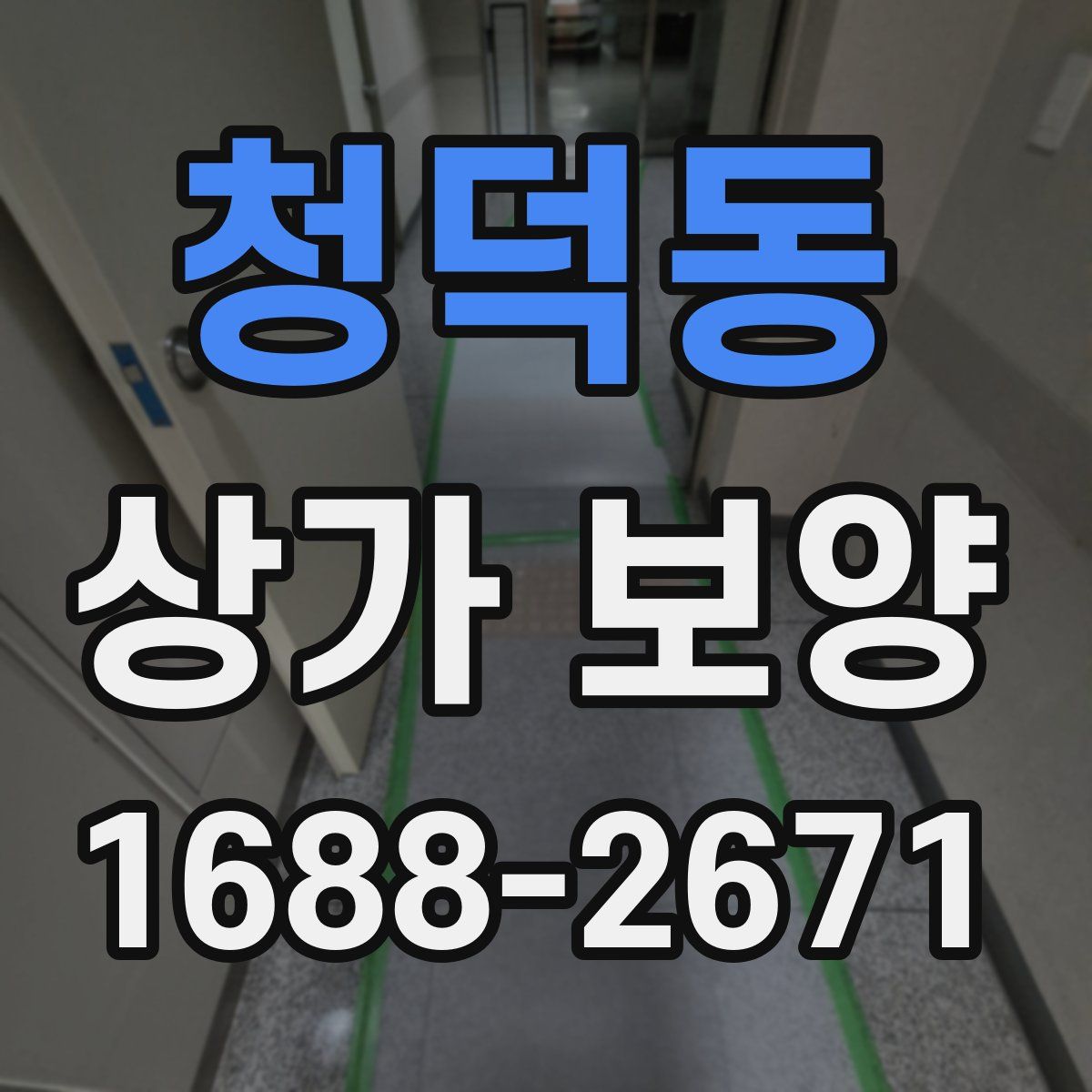 청덕동 상가 보양