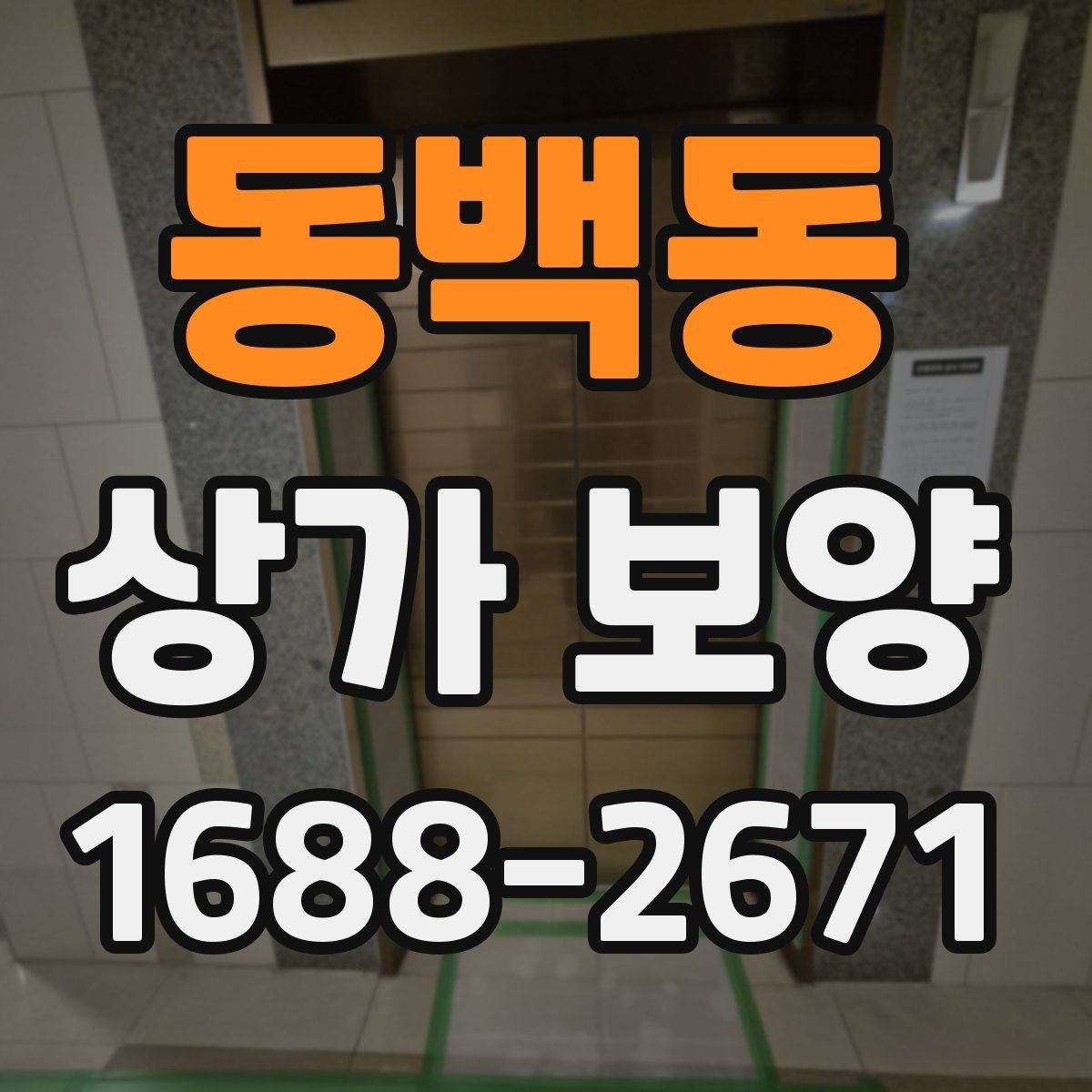 동백동 상가 보양 비용과 진행 순서