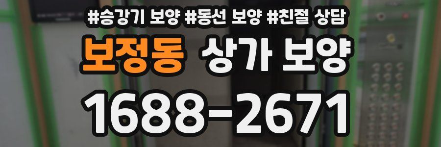 보정동 상가 보양