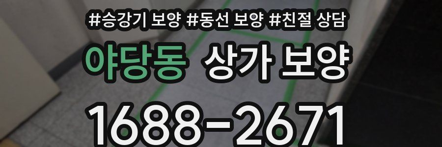 야당동 상가 보양