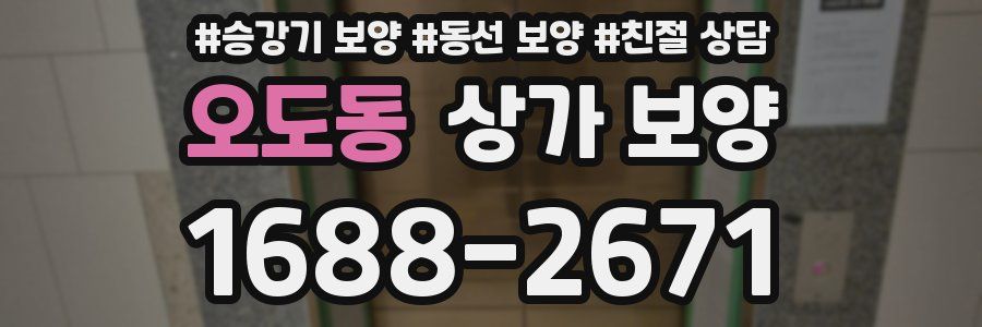 오도동 상가 보양