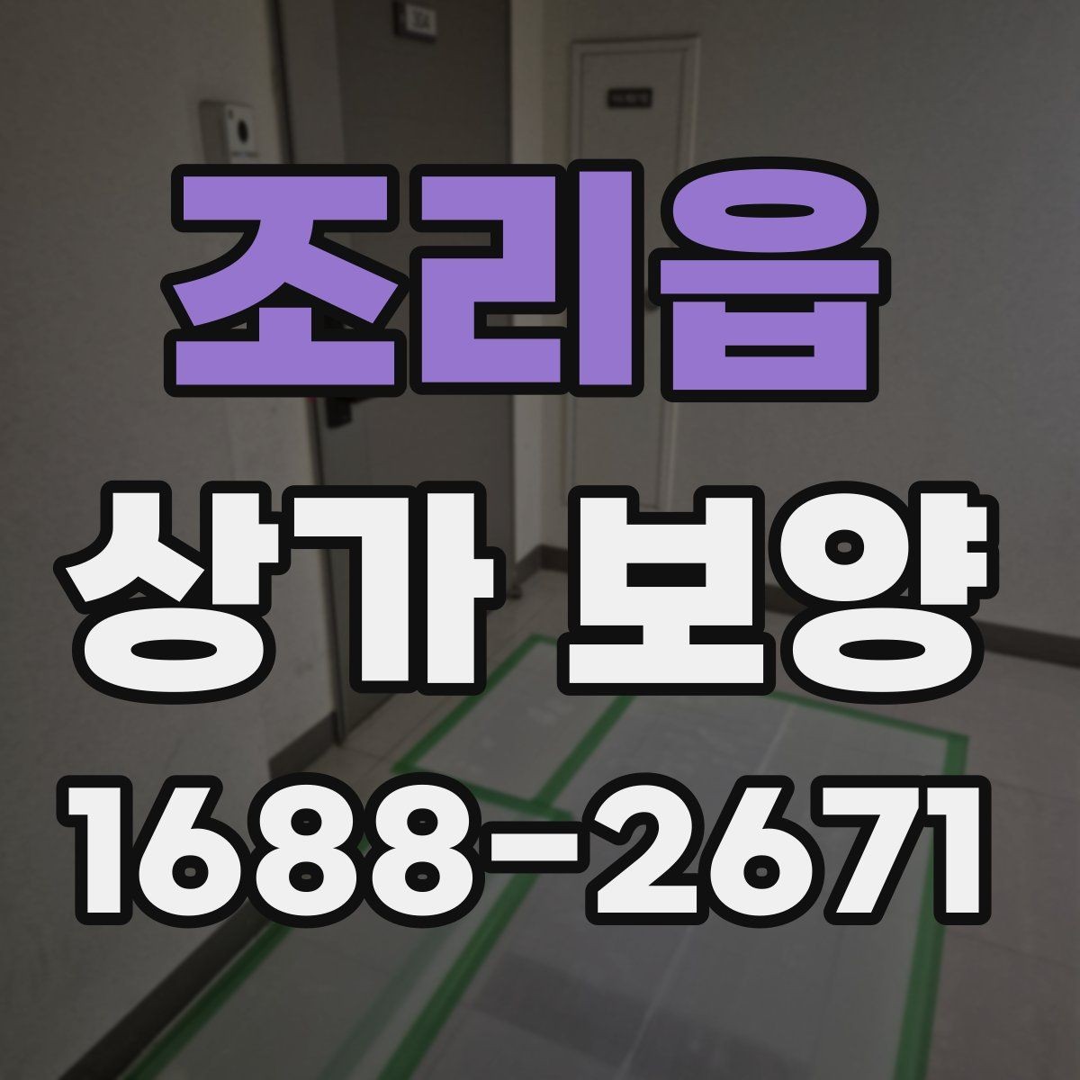 조리읍 상가 보양 일정 조율을 위한 체크포인트
