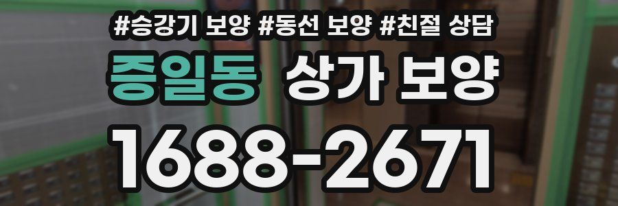 증일동 상가 보양