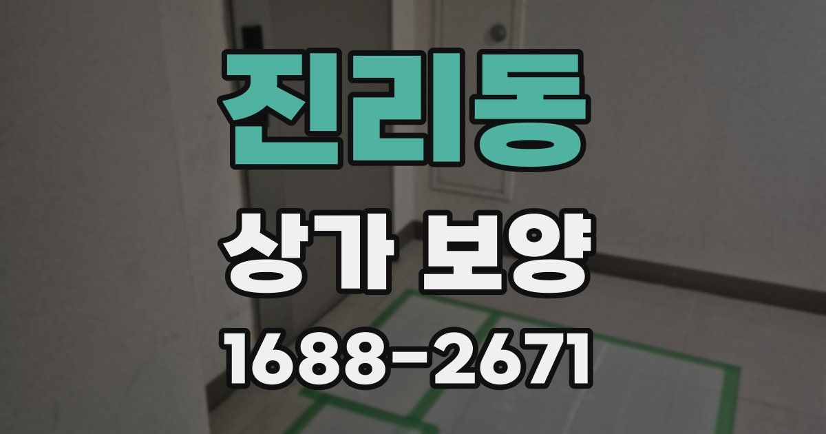 진리동 상가 보양