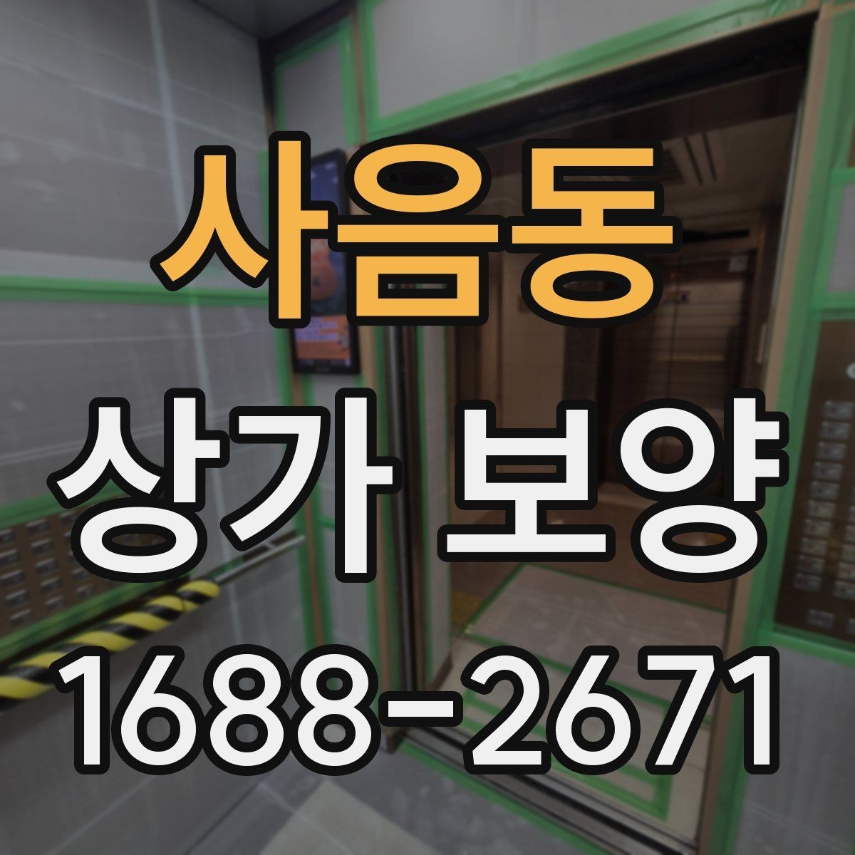 사음동 상가 보양 작업에 적합한 보호재 종류