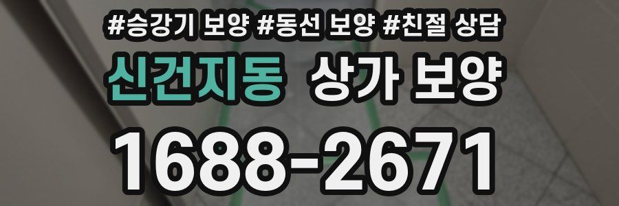 신건지동 상가 보양