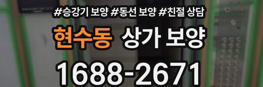 현수동 상가 보양