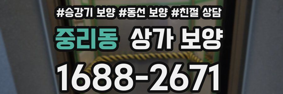 중리동 상가 보양