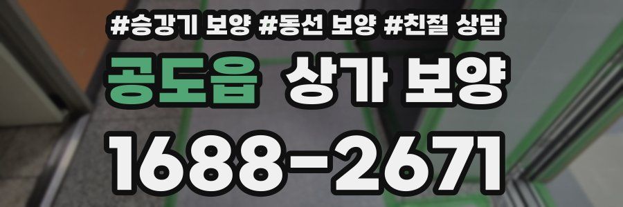 공도읍 상가 보양