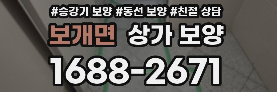 보개면 상가 보양