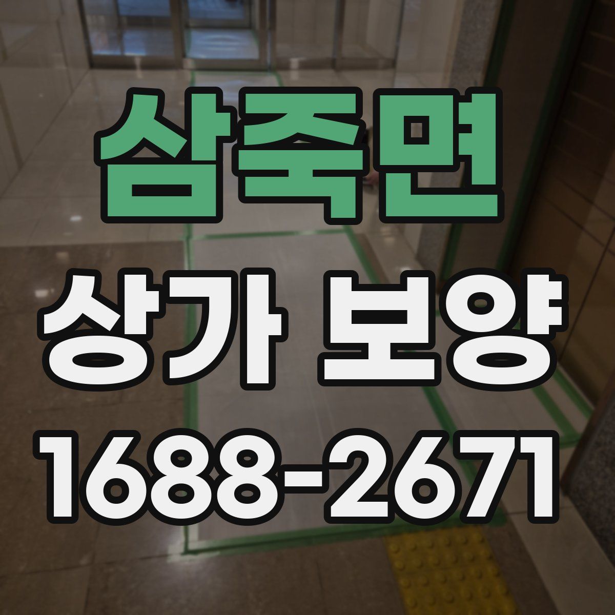 삼죽면 상가 보양