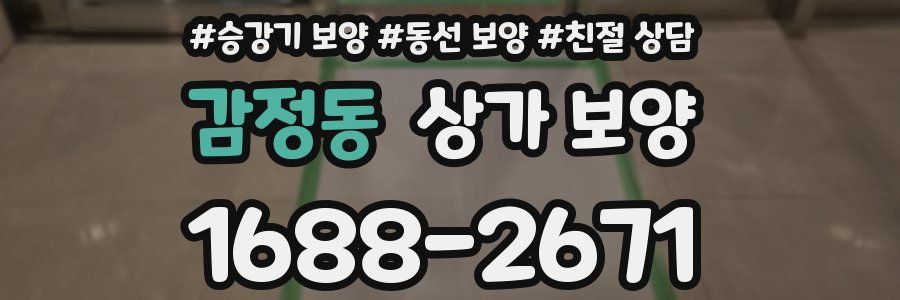 감정동 상가 보양